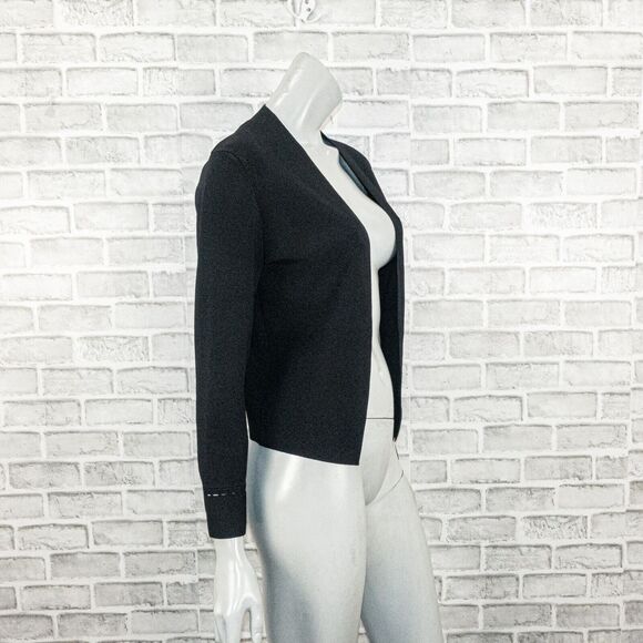 M.M. LAFLEUR Women's The Sant Ambroeus Jardigan Cardigan in Black sz Large - Picture 4 of 10